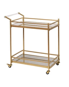Bradley Gold Bar Cart - Picture 1 of 4