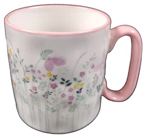 Artisan Collection 10 STRAWBERRY STREET Pastel Color Flower 14oz Mug - Picture 1 of 6