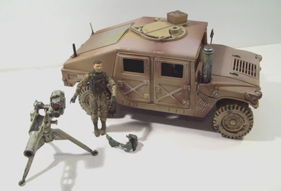 BBi Elite Force Army Desert Ops Humvee  with Action Figure , 1:18 Scale - Image 1 of 4