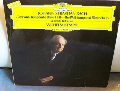 Bach Well-Tempered Clavier Bks 1-2 Excerpts Kempff DGG RARE PROMO Superb! - Image 1 of 4
