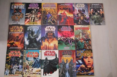 Dark Horse Comic Graphic Novel Lot of 16x - Star Wars ROTJ Clone wars Classic - Image 1 of 4