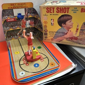 1971 MARX Toys #6230 Official NBA Set Shot Basketball Shooting Game RARE - Bild 1 von 22