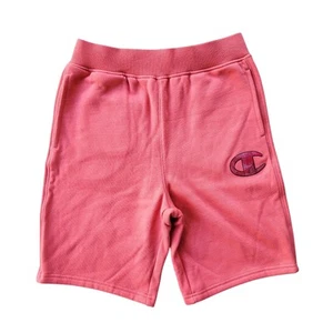 Champion Boy's Coral Cotton Fleece Casual Sporty Athletics Shorts Size XL / 16 - Picture 1 of 5
