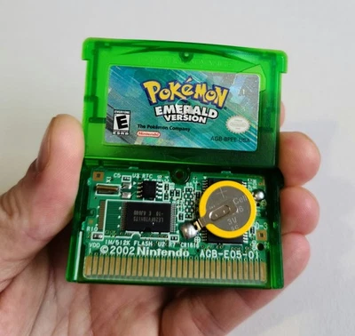Pokemon Emerald NTSC USA Nintendo Game Boy Advance New Battery Genuine NDS GBA - Image 1 of 4