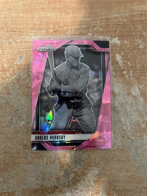 Panini Prizm 2025 - Pink Ice Prizms #62 Rogers Hornsby Foto 1 de 2