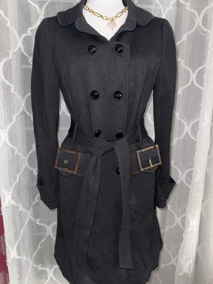 Vestido largo negro chaquetón vintage de Victoria, Victoria Secret talla 8 Foto 1 de 4