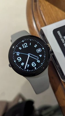 Google Pixel Watch 2  LTE  CHAMPAGNE  GOLD Fitbit Heart Rate tracking, SPO2, ECG - Image 1 of 4