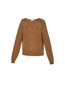 Suéter Liu Jo Para Mujer, En Mezcla De Alpaca, Color Beige, Código WF4527 MAG71. - Imagen 1 de 4