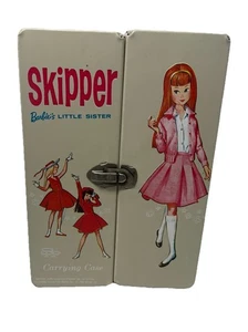 Vintage 1964 Skipper Barbie’s Little Sister Doll Carrying Case Mattel Vinyl - Bild 1 von 6