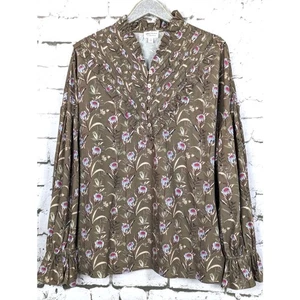 Ashley Robertson x The Drop Boho Blumen Bauern Prärie Landhaus Top Größe 2X - Bild 1 von 8