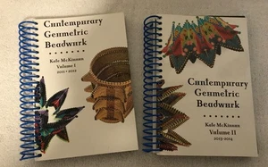 Volume 1 & 2 Kate Mckinnon Contemporary Geometric Beadwork Delica Bead Book Set - Picture 1 of 6