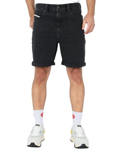 Diesel - Mens Regular Fit Denim Jeans Shorts - D-Strukt-Short 0EHAI - Picture 1 of 5