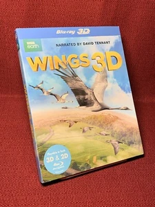 WINGS 3D + Blu-Ray W/ Slipcover BBC EARTH (Sealed) Ships Free - Imagen 1 de 6