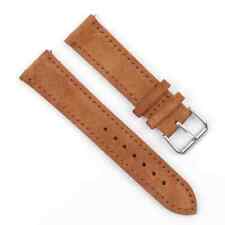 Soft Suede Leather Watch Band Watch Straps Stainless Steel Buckle 20mm