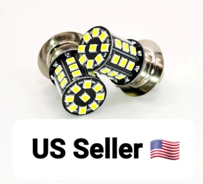 🌟Pair Ultra Hi/Low LED Light Bulbs for Yamaha Warrior 350 1996-2004 12V ⬆️Visib - Image 1 of 4