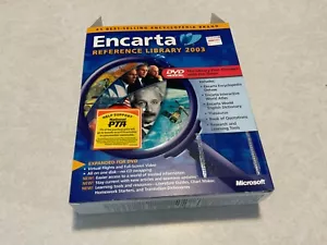 Microsoft Encarta 2003 Reference Library DVD - Picture 1 of 7