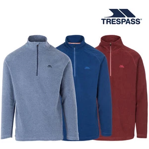 Trespass 1/2 Zip Fleece Giacca Pullover Keynote C - Foto 1 di 18