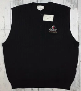 NUOVO Izod Club International Tour Uomo XL Golf Maglione Gilet WorldCom Classic Nuovo con etichette - Foto 1 di 4