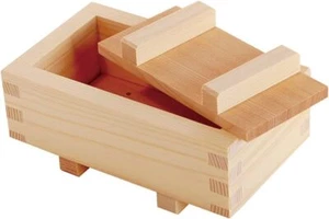 Made in Japan Sushi Press Wooden 1-Go 18x10.5x7cm Cypress Oshizushi Sushi - Picture 1 of 3
