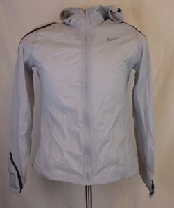Nike Women's Shield Impossibly Light Reflective Running Jacket Grey black Medium - Picture 1 of 6