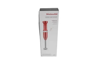 KitchenAid KHBV53 Variable Speed Corded Hand Blender, Empire Red with Jar - Picture 1 of 7