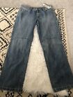Shift Jeans Mens 38 Blue Kevlar Reinforced Double Knee Motorcycle NWT. G3