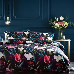 Florals Duvet Cover Bedding Set with Pillow Cases Single Flower *SIZE DOUBLE* - Picture 1 of 2