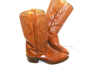 Herren Rodeo Stiefel Firma Stil 9011 Braun Größe 8,5 D - Bild 1 von 9