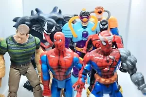 Spider-man action force figures Sandman electro Rhino Monster Venom Octopus - Picture 1 of 42