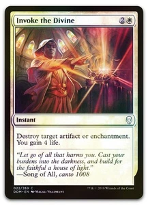 Invoke the Divine #22 (Foil) (NM) Dominaria DOM Magic MTG - Picture 1 of 2