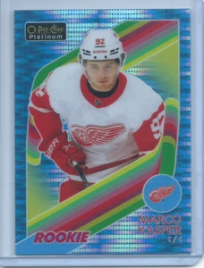 Marco Kasper Blue Pulsar Retro Rookie /100 2023-24 O-Pee-Chee Platinum - Picture 1 of 2