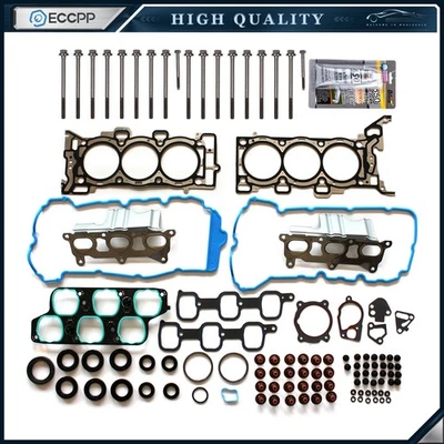 Juego de pernos de gas de cabeza ECCPP para 07-08 GMC Acadia Buick Enclave Saturn Outlook 3.6 Foto 1 de 4