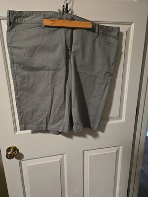 Pantalones cortos de algodón verde Lands End talla 20w Foto 1 de 2