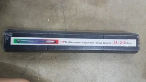 1 PIEZA 1/2" Dr. Llave dinamométrica llave trinquete micrómetro 28-210nm ajustable - Imagen 1 de 3