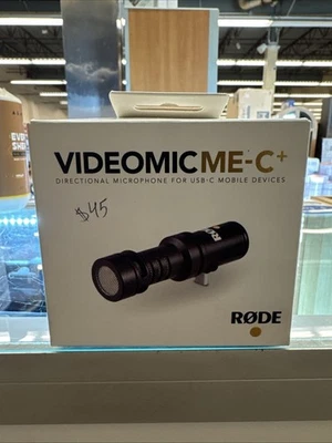 Micrófono direccional RODE VideoMic Me-C+ para dispositivos móviles USB-C Foto 1 de 4