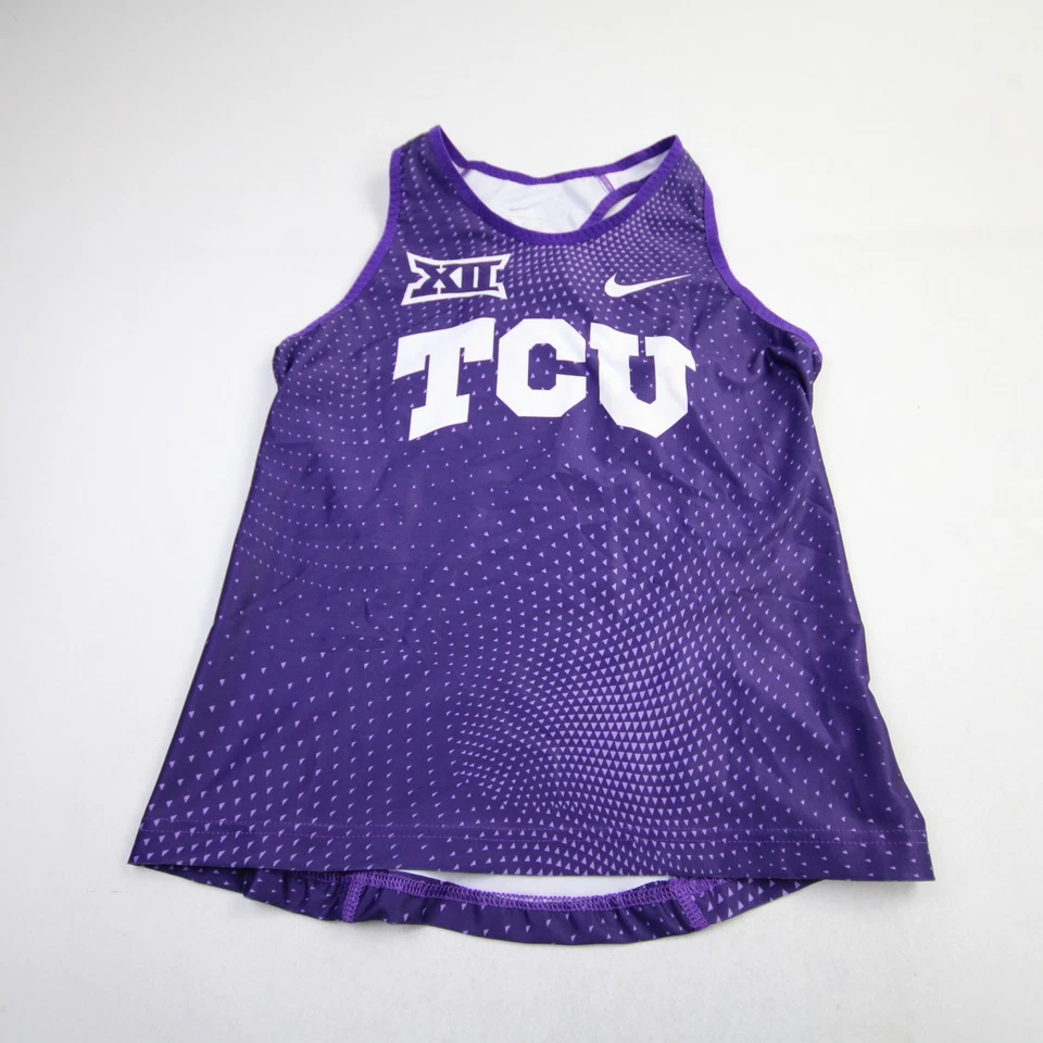 Camiseta deportiva de juego Nike TCU Horned Frogs - otras para mujer púrpura usada Foto 1 de 1