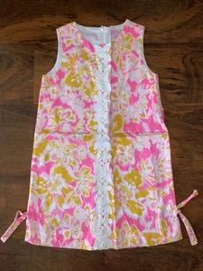 Lilly Pulitzer Girl 10 Kir Royal Pink OOH LA LA LITTLE CLASSIC SHIFT Dress - Picture 1 of 1