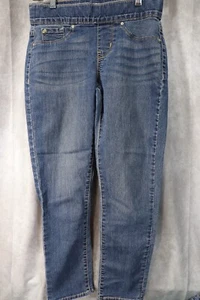 Denizen From Levi's Girls Modern Pull On Crop Denim Jeans Size 2 - Picture 1 of 5
