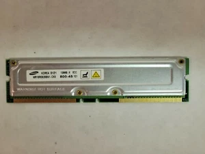 MR18R0828BN1-CK8 Samsung Rambus 128MB PC800 800MHz 45ns ECC 184-Pin RDRAM... - Picture 1 of 2
