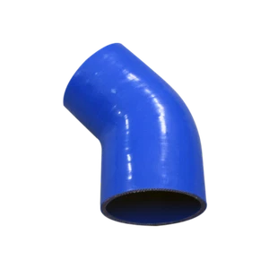 CXRacing 2.75" to 2.60 Inch Blue Silicon Hose Reducer 45 Degree Elbow Coupler - Bild 1 von 1