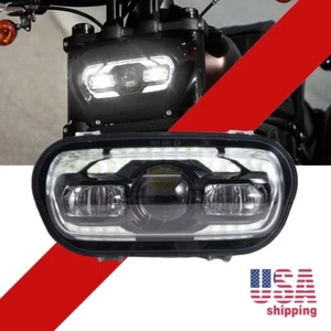 For Harley-Davidson Softail Fat Bob 114 FXFB FXFBS 2018-2024 LED Headlight - Picture 1 of 12