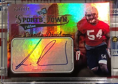 2012 PRESS PASS SPORTS TOWN LAVONTE DAVID ROOKIE, #ST LD, AUTO, SERIAL #038/125 - Image 1 of 3