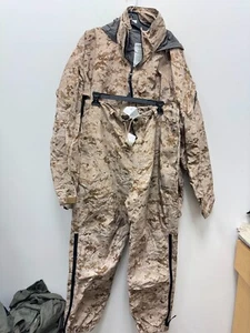 USMC GoreTex Desert Clima Frío Ligero AOR1 Nivel 6 Conjunto Uniforme - Mediano - Imagen 1 de 17