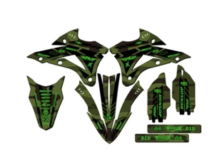 Kit de gráficos KX 85 APACHE 2014-2021 verde Senge compatible con Kawasaki - Imagen 1 de 10
