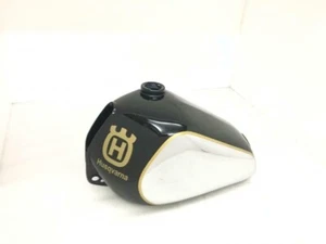 HUSQVARNA CR WR XC 250 430 Black Painted Aluminium Tank 1981 -1983 |Fit For - Picture 1 of 5