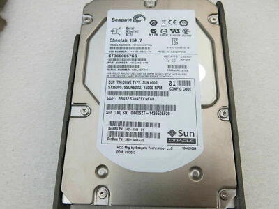 SUN XTA-SS1NG-600GB 15K HDD 600GB 15K SAS STK 2500 542-0143 390-0483 7012636 - Image 1 of 4