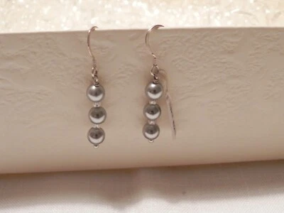 CREAZIONI - Orecchini in argento + swarovski - fatti a mano - BIJOUX - Immagine 1 di 2