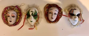 Máscaras vintage de Mardi Gras decoración de miel - colgantes de pared - Imagen 1 de 8