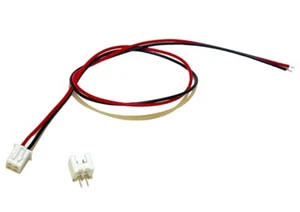 2-Pin JST XH 2.5 Female Connector with Wire L:300mm & Male Connector x 10 Sets - Picture 1 of 8