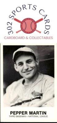 1977-84 Galasso Glossy Greats #203 Pepper Martin - Image 1 of 2